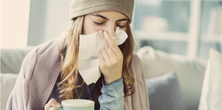 la gripe fuerte
