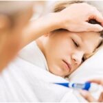 Niño con fiebre